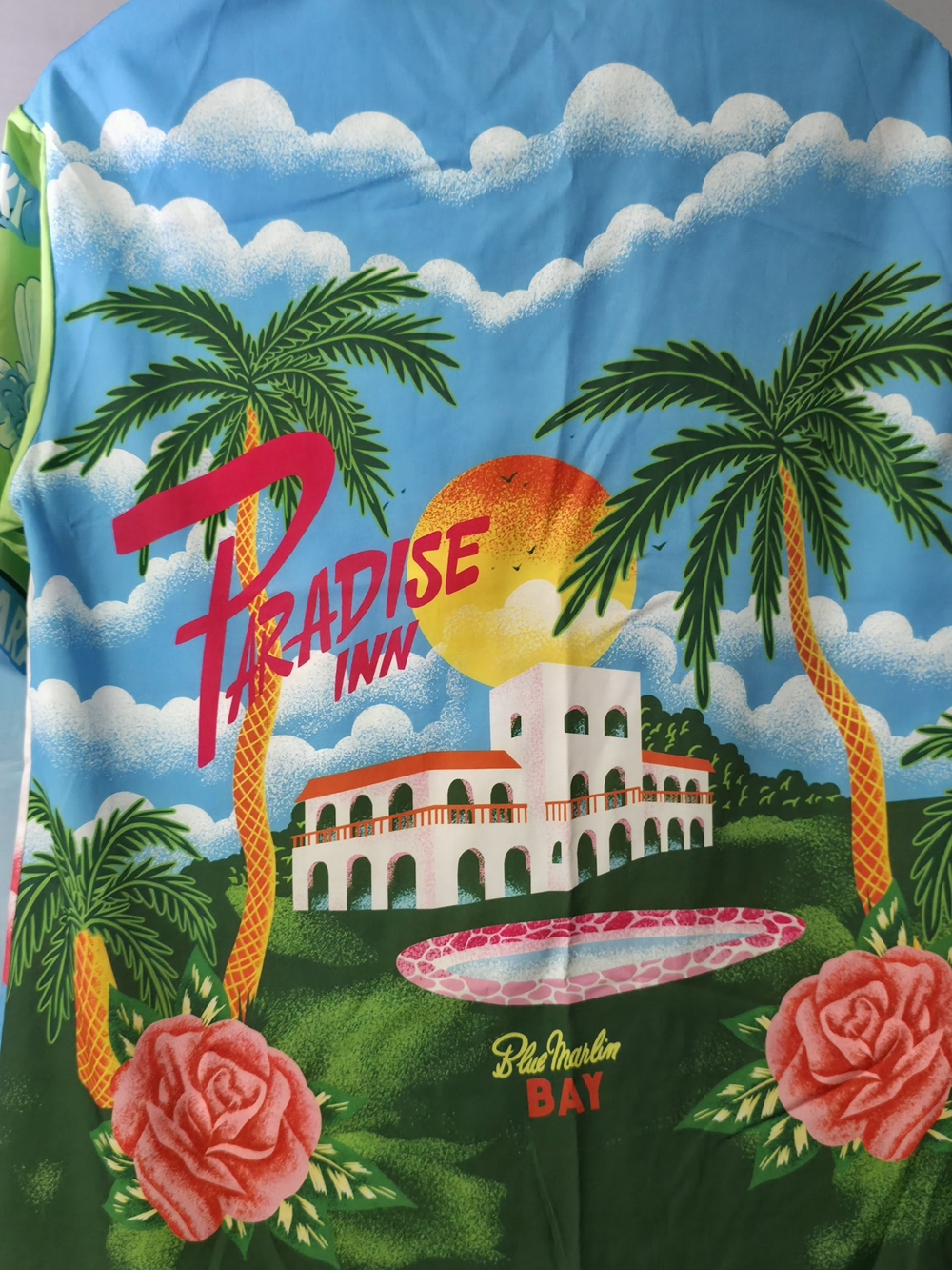 Tropical Colorblock Button-Down Shirt - Multi - Picture 4 of 5